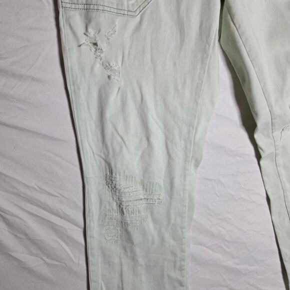 Pilcro and the Letterpress Distressed Mint Jeans - Size 29 - Picture 2 of 11
